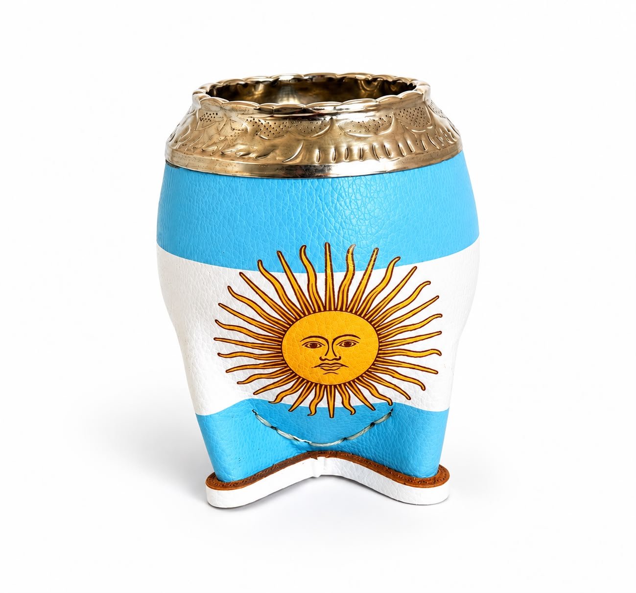 TORPEDO CELESTE Y BLANCO CON SOL