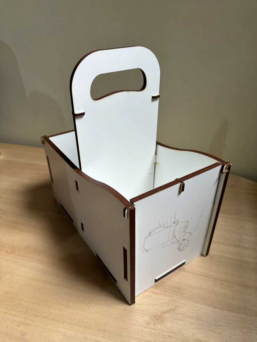 CANASTA URUGUAYA DE MADERA
