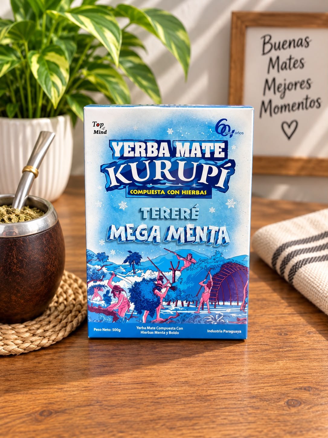 KURUPI CON HIERBAS TERERE MEGA MENTA