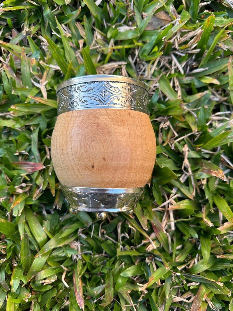 IMPERIAL ROMA DE ALGARROBO CON BASE DE ALPACA Y BOLAS DE BRONCE