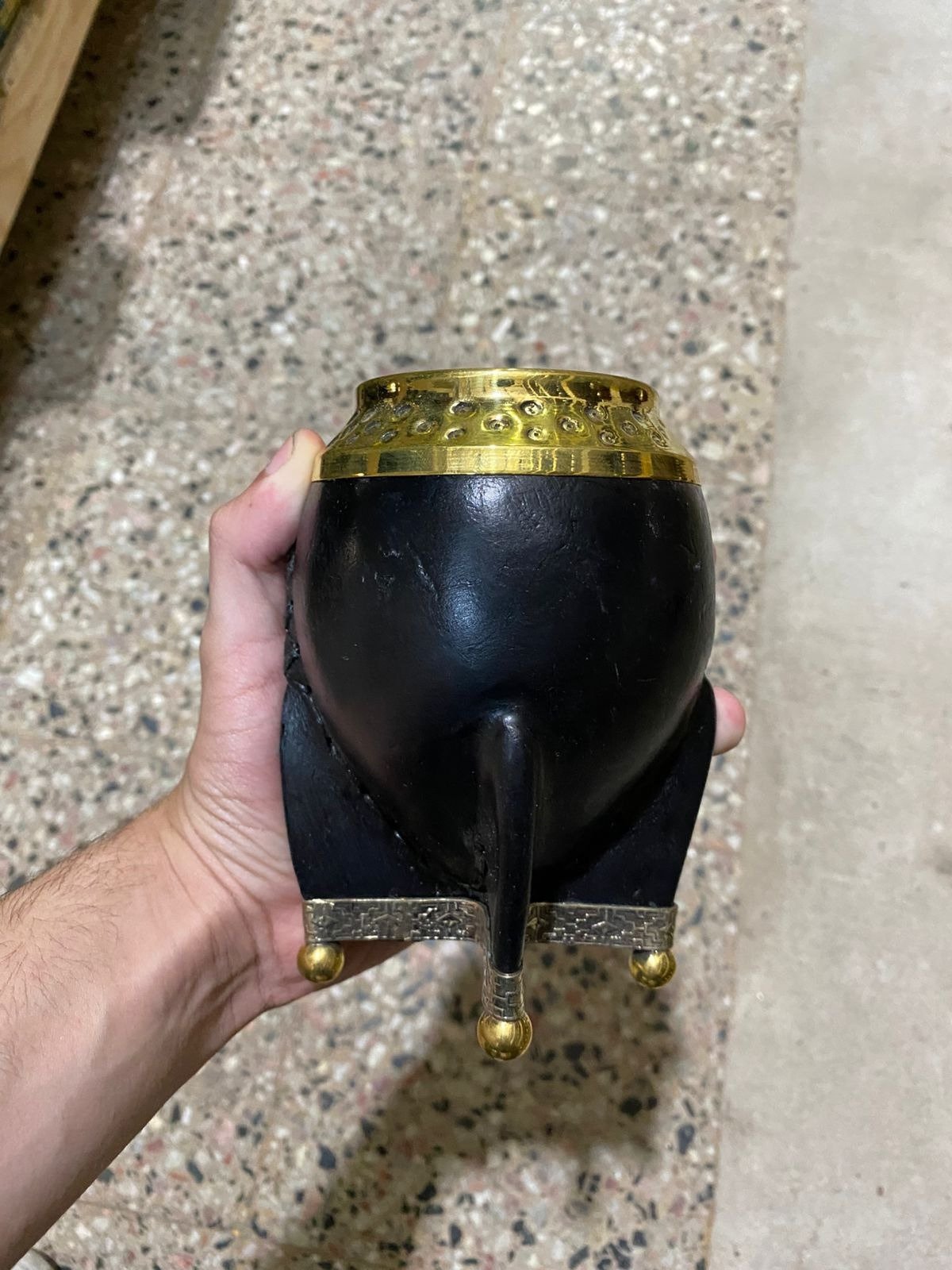 TORPEDO CON GUARDA DE BRONCE CON BASE DE ALPACA Y BOLAS DE BRONCE