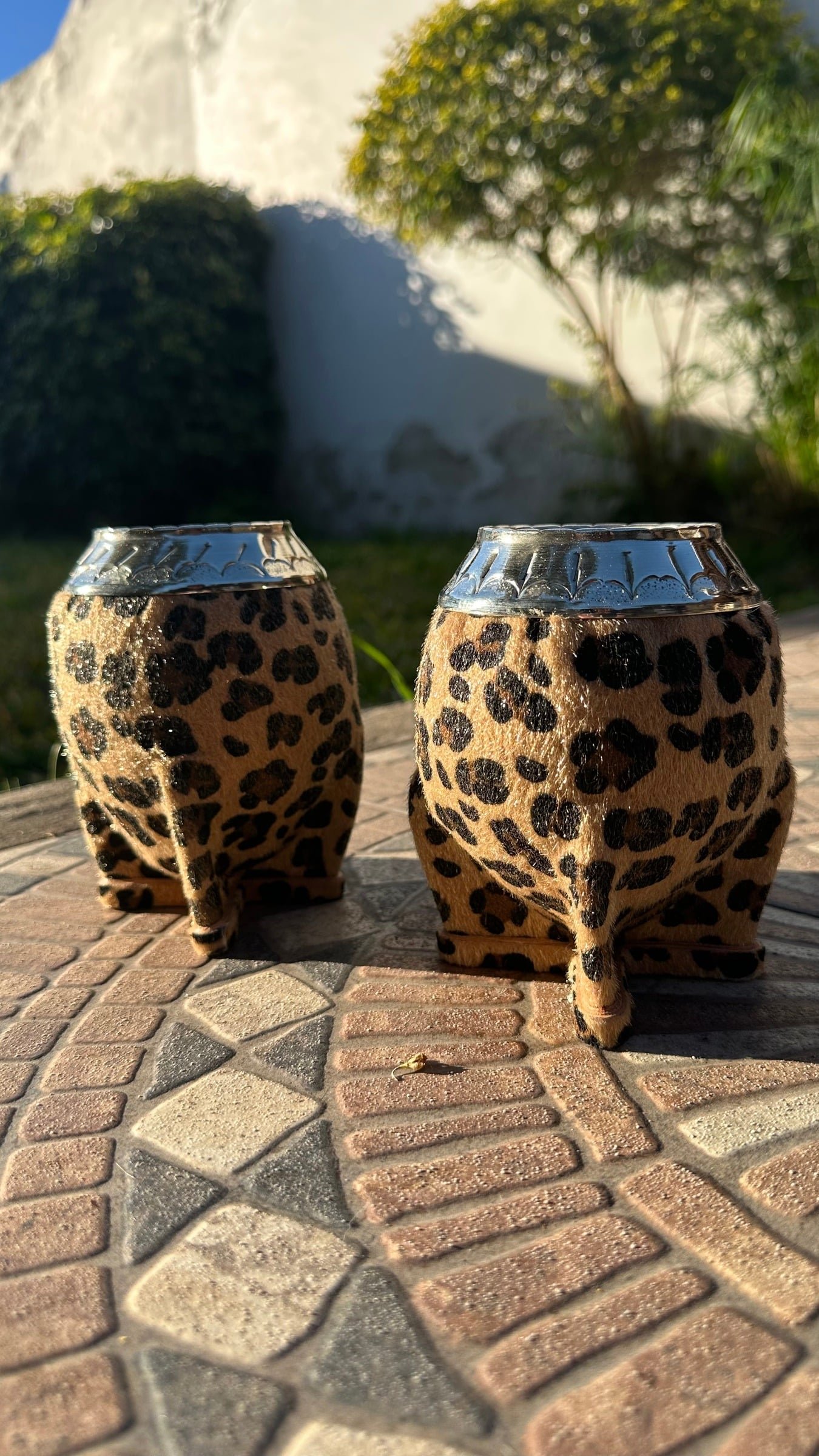 TORPEDO DE ALPACA CINCELADA ANIMAL PRINT