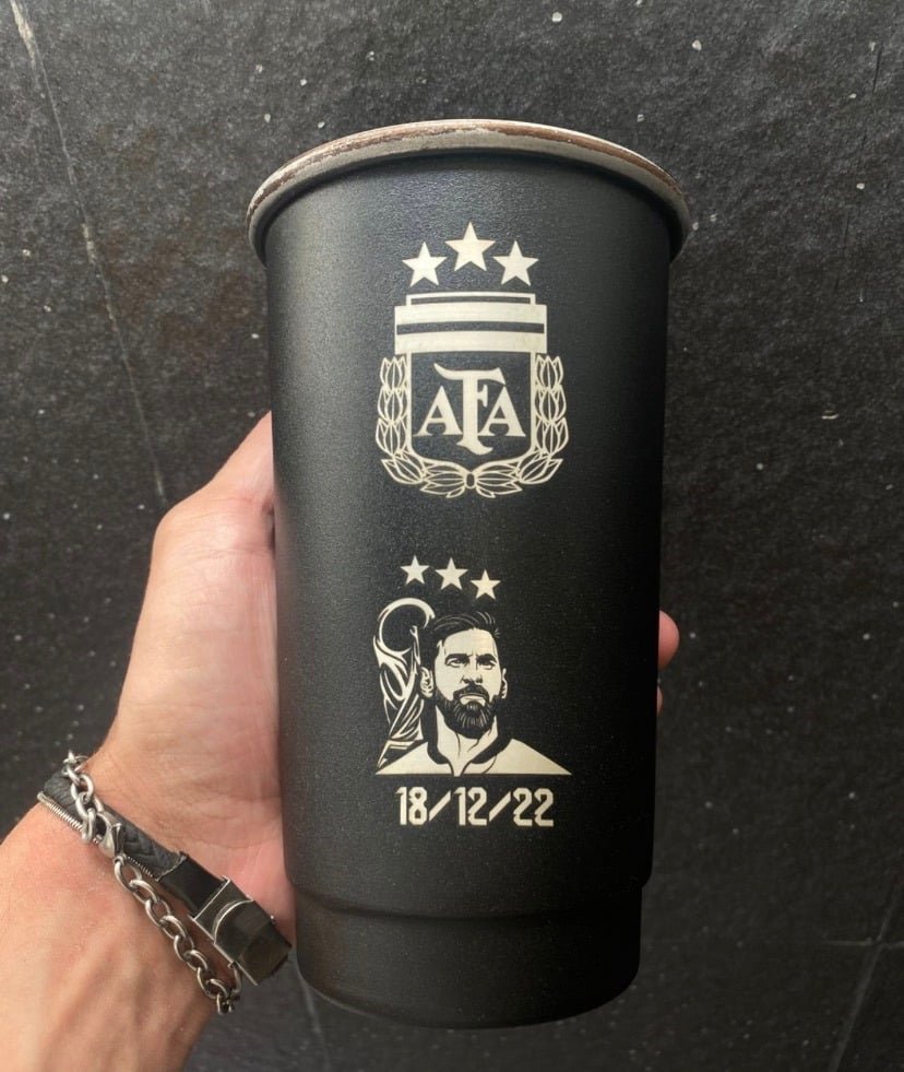 VASO FERNETERO NEGRO 1L GRABADO AFA