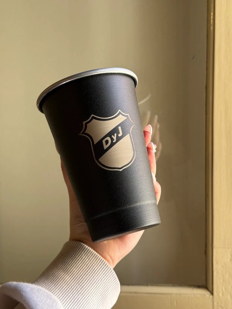 VASO FERNETERO NEGRO 1L GRABADO DEFENSA Y JUSTICIA