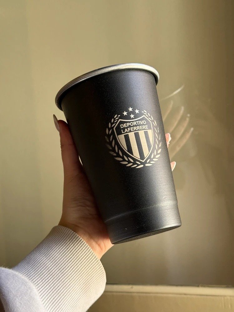 VASO FERNETERO NEGRO 1L GRABADO DEPORTIVO LAFERRERE