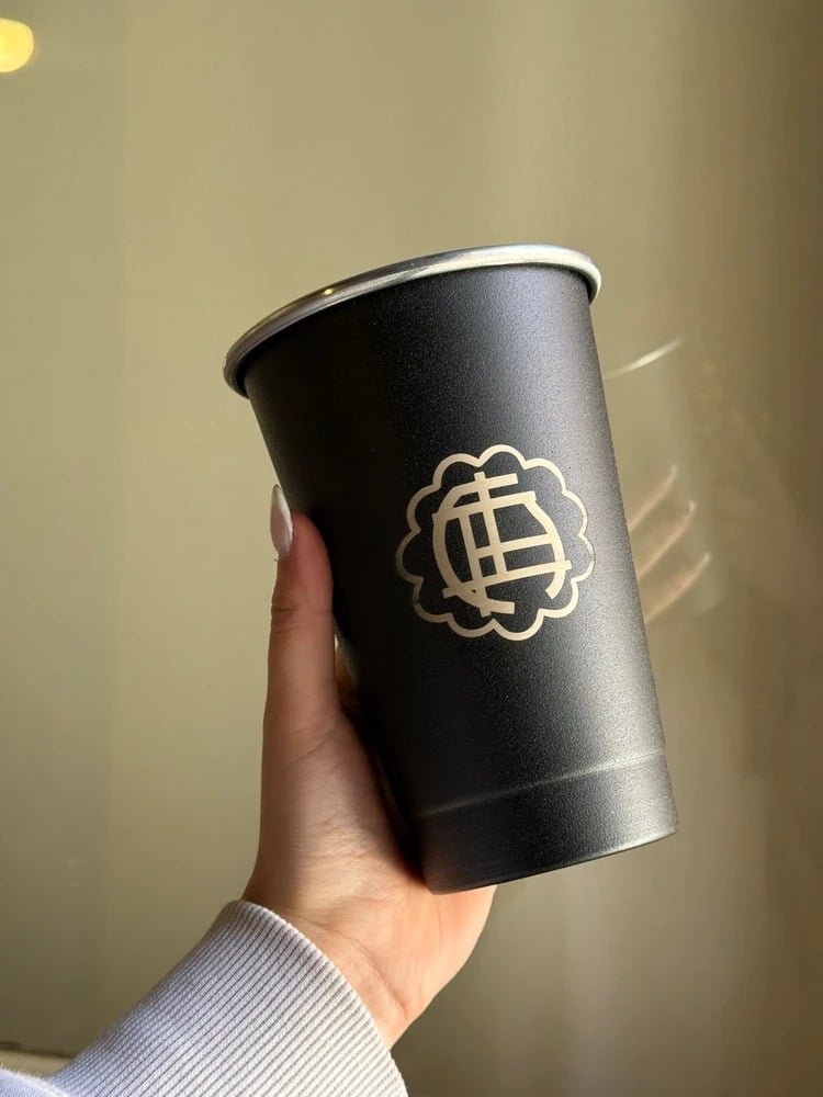 VASO FERNETERO NEGRO 1L GRABADO LANÚS