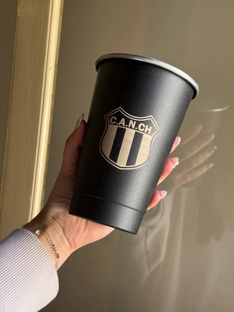 VASO FERNETERO NEGRO 1L GRABADO NUEVA CHICAGO